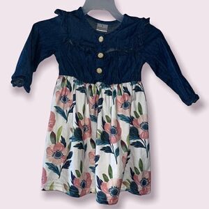 DENIM and floral dress